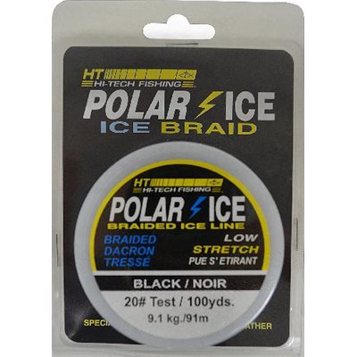 HT Enterprise ILS-1050 Polar Ice Braided 50# Sand Dacron Ice Line