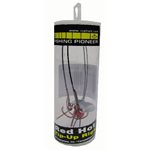 HT ENTERPRISE Hot Rigs W / #2 Blood Red Treble Hooks, 2 Per Tube