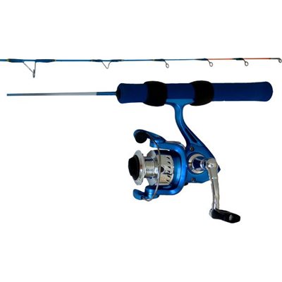 HT 24 Ice Blue Rod W / Reel Ul Action W / Ib-102 Ice Blue Reel