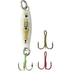 HT Jig A Whopper Lazer Rocker Minnow -1 / 4 Oz. White Glow 1 / P