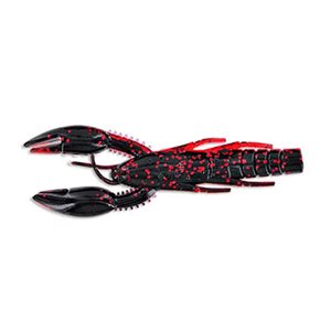 YAMAMOTO 4 Psycho Dad Black W / Red Flake 5 Pack