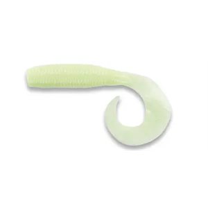 YAMAMOTO 4 Single Tail Grub Luminous White 20 Pack