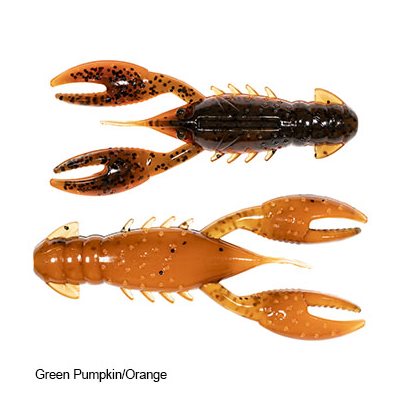 ZMAN Pro Crawz 3.5" Green Pumpkin / Orange 3 / Pack