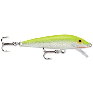 RAPALA Original Floating 07 Silver Fluorescent Chartreuse