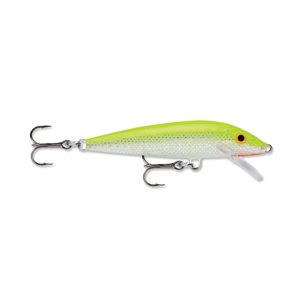 RAPALA Original Floating 11 Silver Fluorescent Chartreuse