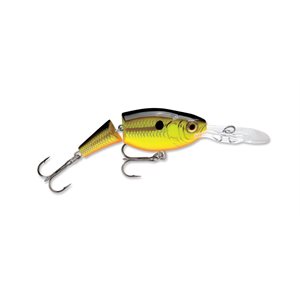 RAPALA Jointed Shad Rap 05 Chartreuse Black