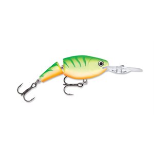 RAPALA Jointed Shad Rap 05 Green Tiger UV