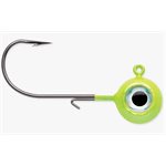 VMC Neon Moon Eye Jig 1 / 16 Glow Chartreuse