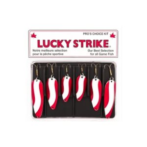 LUCKY STRIKE Red & White Devil Bait Kit 6 Pack