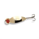 LUCKY STRIKE 3'' Scarlet Eye Wobbler Nickel