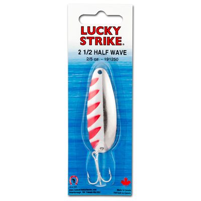 LUCKY STRIKE 2.5'' Half Wave Lure Nickel