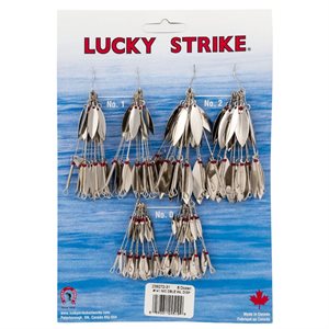 LUCKY STRIKE Nickel Double W.L Spinner Display