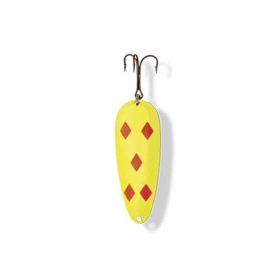 LUCKY STRIKE Devil Bait 2'' Chartreuse / Red Diamonds Blister