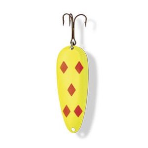 LUCKY STRIKE Devil Bait 2'' Chartreuse / Red Diamonds Blister