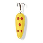 LUCKY STRIKE Devil Bait 2.5'' Yellow / Red Diamonds Blister