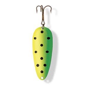 LUCKY STRIKE Devil Bait 2.5'' Chart / Green / Black Dots Blister