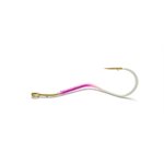 MUSTAD Slow Death Aberdeen Hook, Special Bent Shank, Purple