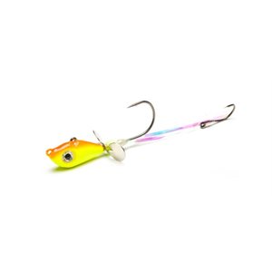 MUSTAD Walleye Death Spinner Orange / Chartreuse