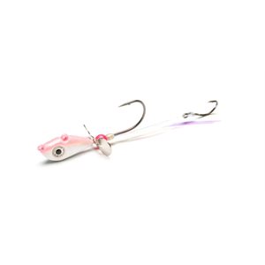 MUSTAD Walleye Death Spinner Pink / White