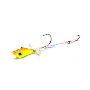 MUSTAD Walleye Death Spinner Orange / Chartreuse