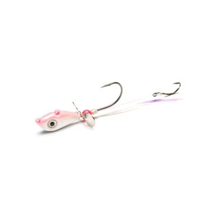 MUSTAD Walleye Death Spinner Pink / White