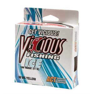 VICIOUS Ice Mono 14LB Hi-Vis Yellow 100YRD