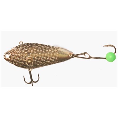 FREEDOM Harmmered Minnow Spoon Gold 1 / 8 oz