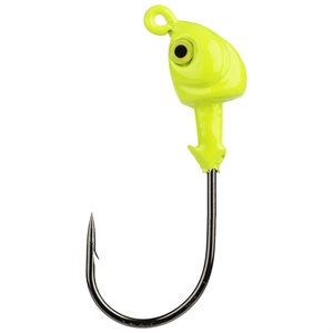 STRIKE KING Saltwater Flats Jig Head / Chartreuse