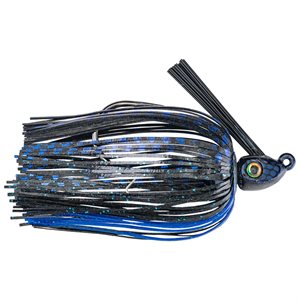 STRIKE KING Hack Attack Heavy Cover Swim Jig / Black Blue