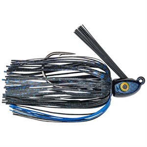 STRIKE KING Hack Attack Heavy Cover Swim Jig / Black Blue