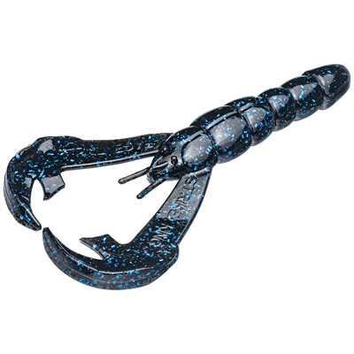 STRIKE KING Rage Craw / Black Blue Flake