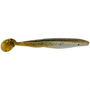 STRIKE KING Swim'n Caffeine Shad 4'' / Green Pumpkin Pearl Belly