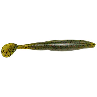 STRIKE KING Swim'n Caffeine Shad 5'' / Watermelon Red&Blk