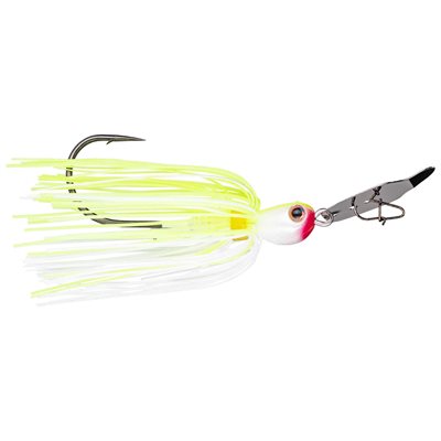 STRIKE KING Thunder Cricket Vibrating Swim Jig / Chartreuse White